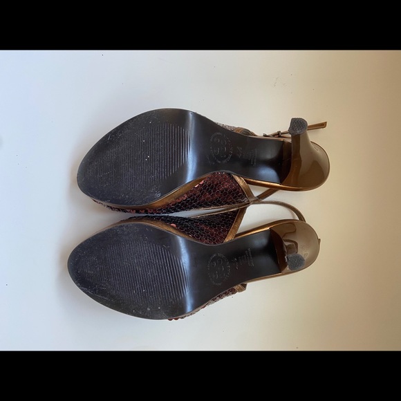 Bronze Evening Ladies shoes - Picture 3 of 3